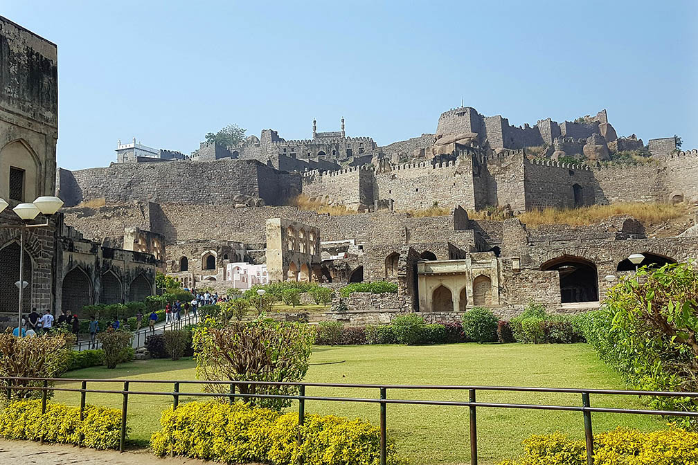 Golconda fort-Tourist place in hyderabad