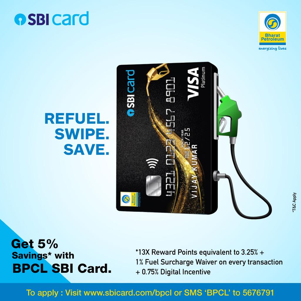 Benefits With The BPCL SBI Credit Card